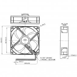 HA92251V4-0000-999 SUNON Axiálne ventilátory DC