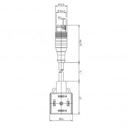RST 5-3-VAD 1A-1-3-241/1 M LUMBERG AUTOMATION Konektory průmyslové s kabelem