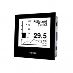 DPM72-AVP TDE INSTRUMENTS Graphical DIN-panel Meter for Voltage and Ampere  w/USB, 10-30VAC/DC, 72x72mm