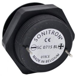 SC 0715 BL-BLACK SONITRON Zumbadores piezoeléctricos con controlador