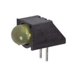 550-0307F DIALIGHT LED Indicator 5mm Yellow 585nm 12,3mcd/20mA 60° R/A