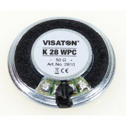 K 28 WPC/50 (2810) VISATON Miniature Speakers