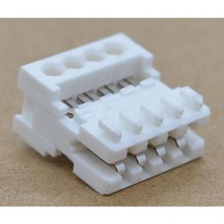 3521 04 K00 M12 LUMBERG Conector RAST 2.5 IDC mămă 4P P2,5 pe cablu 90° Schulamid