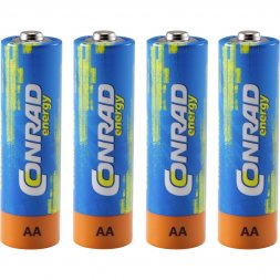 Alkaline Extreme Power LR06 4pcs CONRAD ENERGY Primary Batteries