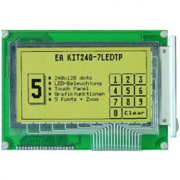 EA KIT240-7LEDTP DISPLAY VISIONS Grafické LCD moduly