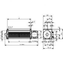 QL4/3000A0-2124L-410 ch (55444.50002) EBM-PAPST Autres ventilateurs