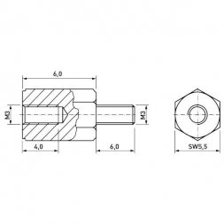 05.40.206 ETTINGER Plastic Standoffs