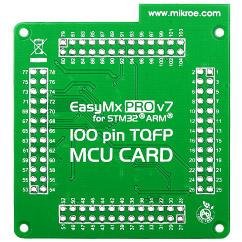 EasyMx PRO v7 for STM32 Empty MCUcard 100pin TQFP (MIKROE-1109) MIKROELEKTRONIKA Strumenti di sviluppo