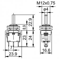 1828.1301 MARQUARDT Toggle Switches