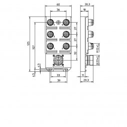ASBSV 6 5 LUMBERG AUTOMATION Konektory průmyslové kulaté
