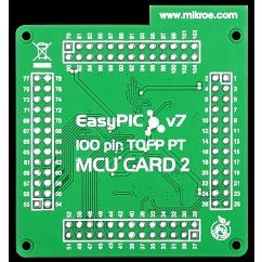 EasyPIC Fusion v7 Empty MCUcard2 100pin TQFP PT (MIKROE-1290) MIKROELEKTRONIKA Vývojové prostriedky