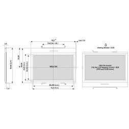EA DOGXL160W-7 DISPLAY VISIONS Grafické LCD moduly