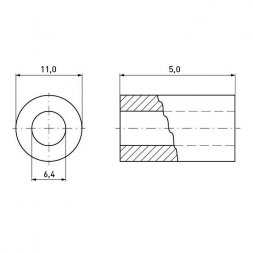 05.56.053 ETTINGER Metal Spacers