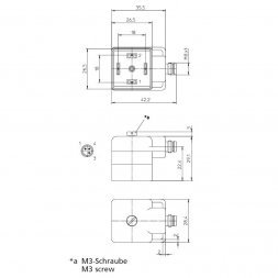 VAD 1A-1-3-M8-3 HIRSCHMANN Industrie-Rund-Steckverbinder