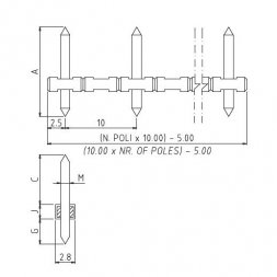 PVS01-10 EUROCLAMP Morsettiere plug-in