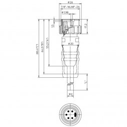 RS 50-04/5 M LUMBERG AUTOMATION Conectori cu cablu