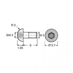 001.54.322 ETTINGER Metal Screws