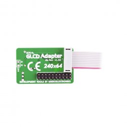 Serial GLCD adapter 240x64 (MIKROE-150) MIKROELEKTRONIKA PCB Design Board