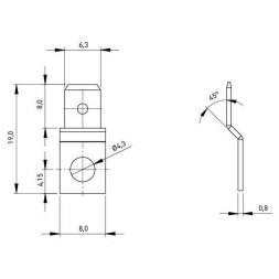 19.68.932 ETTINGER Flachsteckverbinder