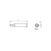 XT BB 45° (T0054470910) WELLER