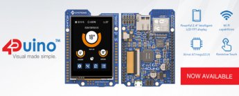 Ecran tactile 2,4'' programmable 4Duino-24 4D Systems - Cartes