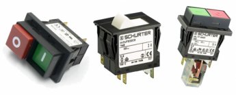 Schurter TA45, One Switch with Thermal Breaker, 2900 variants