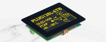 EA PlugL – OLED displej s USB a dotykovým panelom