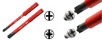 Try “PlusMinus” - an ideal screwdriver for circuit breakers and terminals