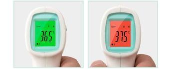 How to use an industrial IR thermometer to measure body temperature?
