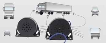 Sonitron sirens generating clear warning signal