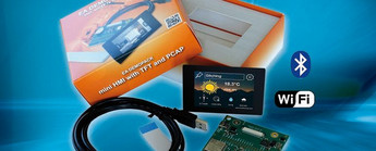 Una IUM con moduli Wi-Fi per display uniTFT