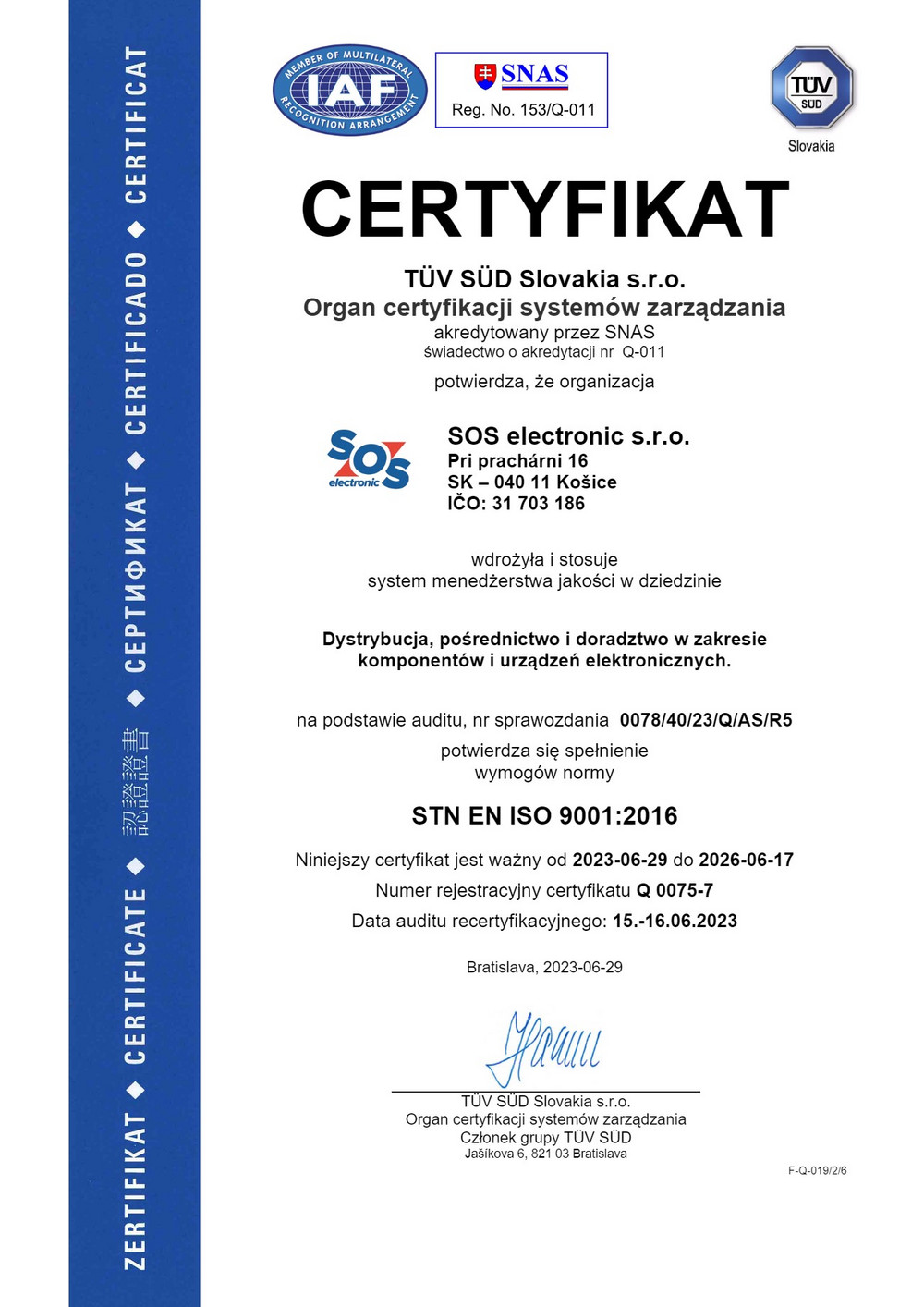 Certificado ISO 9001: más que una mera cuestión de cumplimiento para nosotros