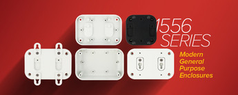 Las cajas 1556 de Hammond ofrecen un diseño moderno a precio económico