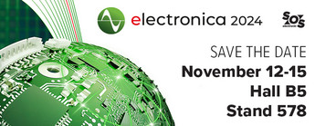 Sie sind herzlich zur electronica 2024 eingeladen: Sie treffen uns in Halle B5 an