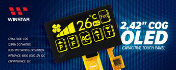 Javítsa eszközeinek kialakítását és vezérlését a Winstar CTP-vel ellátott OLED-jeivel