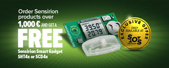 Get a Free Sensirion Smart Gadget with Your Order at SOS electronic