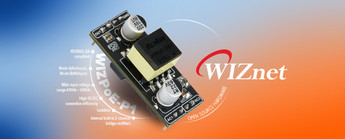 Kompakt WIZnet PoE modul akár 7 W-os IoT-feladatokhoz