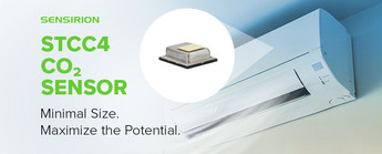 Sensor de CO2 STCC4 de Sensirion: dimensiones compactas con enorme potencial