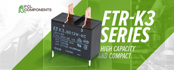 FCL FTR-K3 Series Power Relays: Simplifying PCB Track Routing