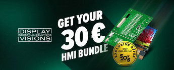 DISPLAY VISIONS HMI Bundle: The €30 Development Shortcut with the EA 9980-TFT and EA TFT028-23AITC
