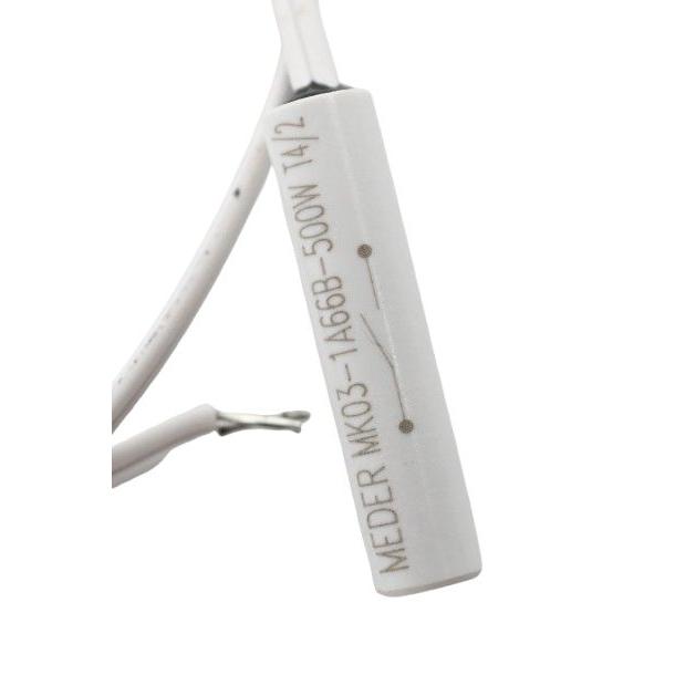 Interrupteur Reed MEDER MK02/0-1B90-500W - Portée 7,5 Mm, 3W, SPST-NC, Fil 0,5m