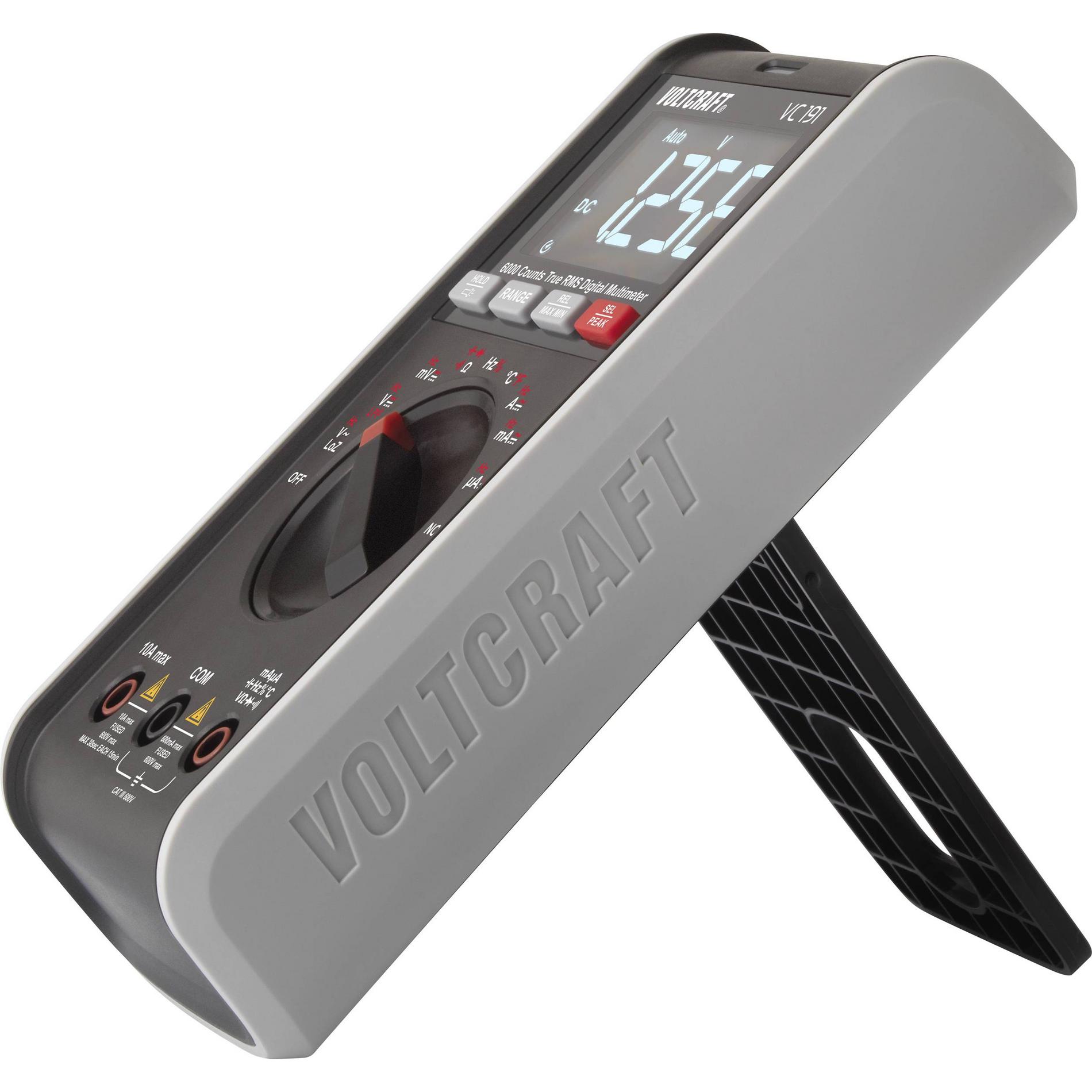 VOLTCRAFT VC-450 E Handheld multimeter Digital Water-jet proof (IP65) CAT  III 1000 V, CAT IV 600 V Display (counts): 60