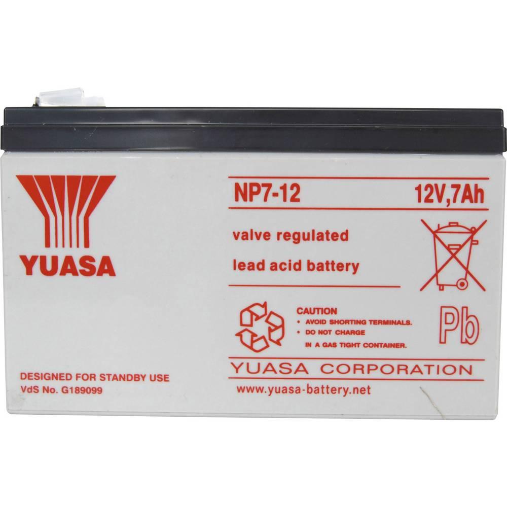 Batterie Plomb 12V 7Ah (151x65x97.5) FR Yuasa (NP7-12FR) - Vlad